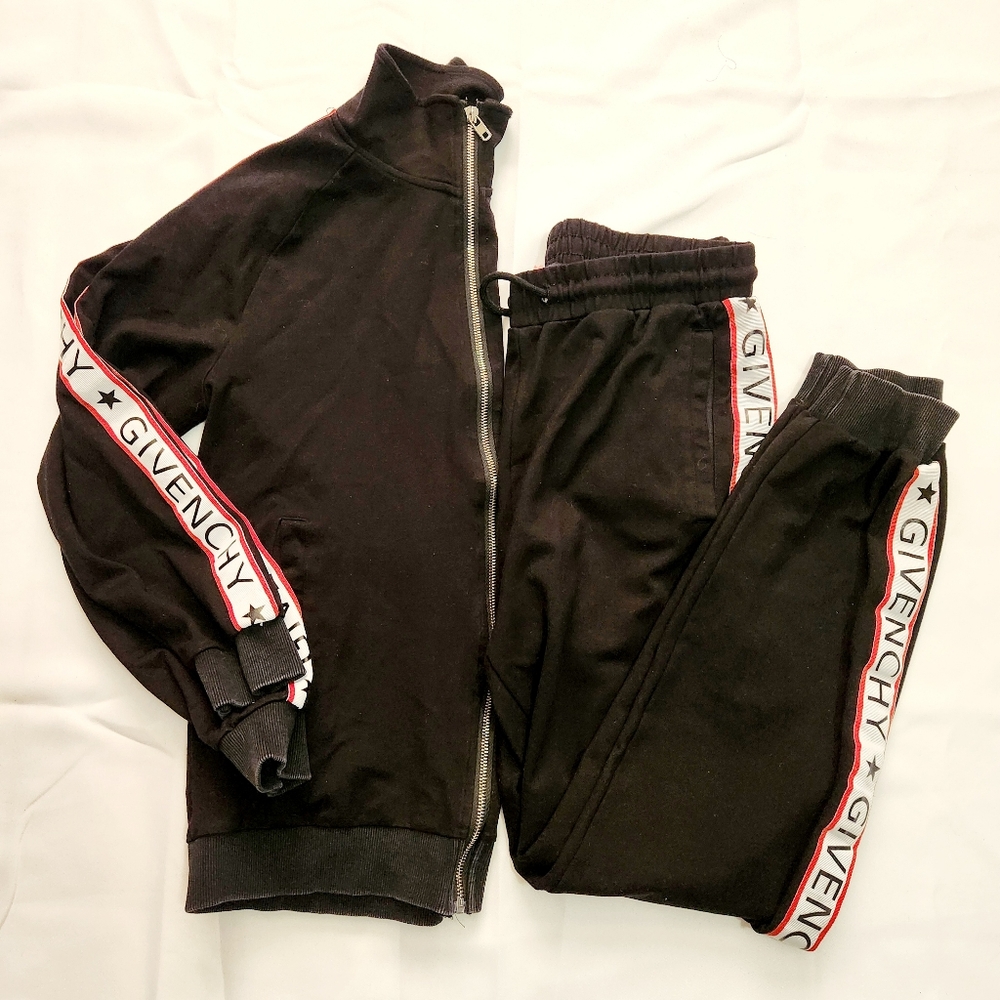 Vintage Givenchy Women's Jacket Logo Zip-Up Tracksuit Authentic - Picture 14 of 14